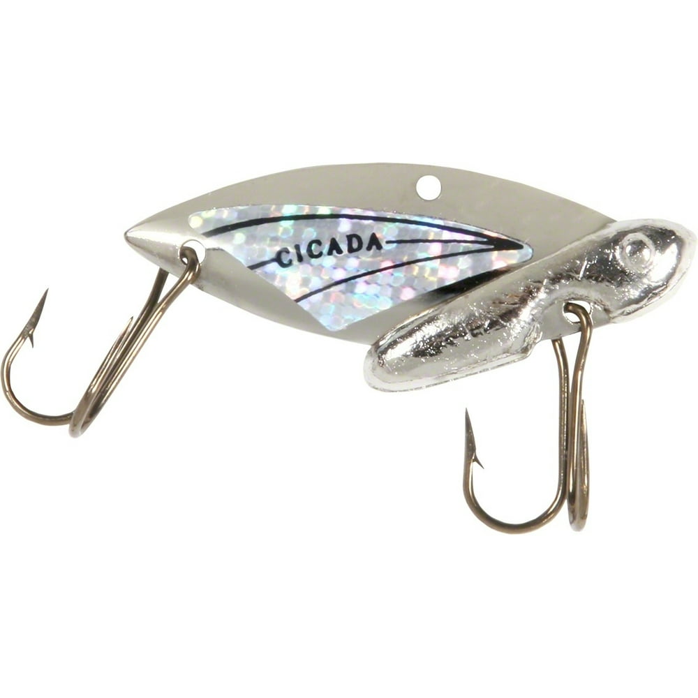 Reef Runner 30107 Cicada Blade Fishing Lure 1 5/8 Inch 1/4 Ounce Silver