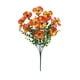 thumbnail image 2 of Arreglo floral artificial de pensamientos y eucalipto para decoración de bodas, adornos de sala de estar, estilismo de escenas y centros de mesa florales., 2 of 6