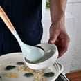 thumbnail image 4 of Wosthever 1 cuchara de sopa con mango de madera, espátula, cepillo, raspador, servidor de Pasta, batidor de huevos, olla antiadherente, utensilios de Cocina y Comedor Cuchara Wosthever HA0025-05B, 4 of 6