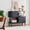 42.5'' Black, variant on 42.5'' Buffet Cabinet with 2 Open Storage, Oval Sideboard Cabinet with Sliding Doors Modern Accent Coffee Bar Kitchen Storage Cabinets for Kitchen, Living Room, Hallway ()