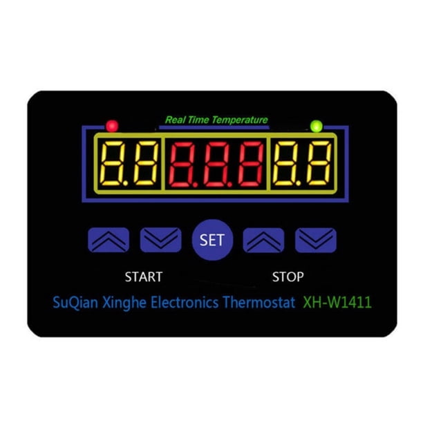 Seitruly Controlador de termostato digital LED Regulador de temperatura inteligente Giro Electrónica miscelánea No.02