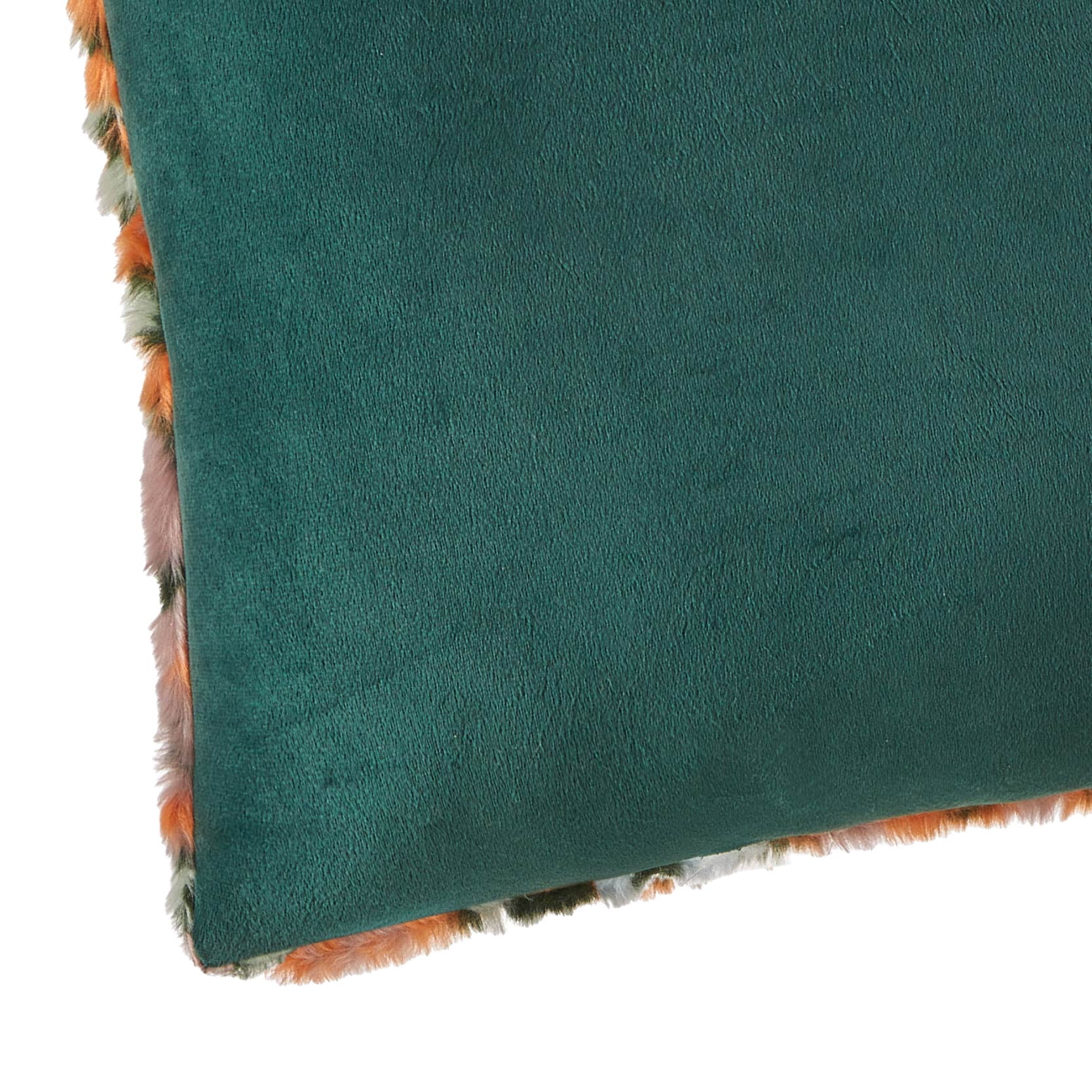 Beautiful Faux Fur Floral Pillow by Drew Barrymore, 20" x 20"