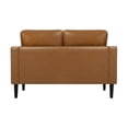 thumbnail image 5 of Naomi Home Marisa Mid-Century Loveseat-Color:Tan,Fabric:Air Leather,Style:Loveseat, 5 of 15