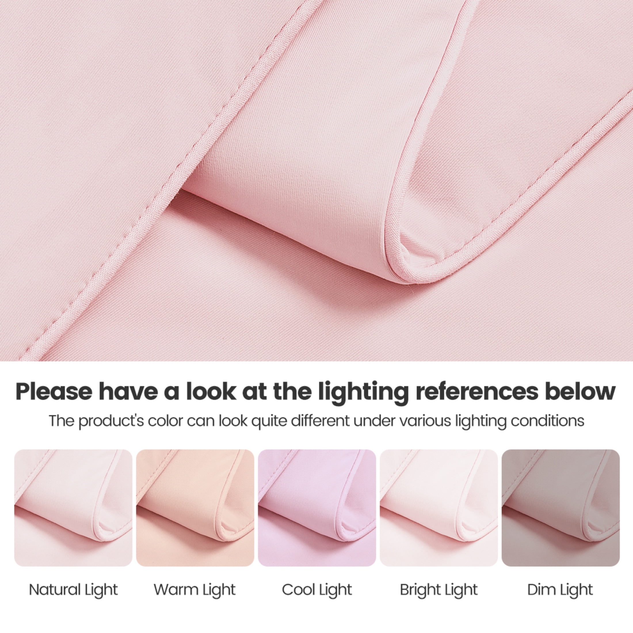 GDF Studio 60x90" Twin/Twin XL Cooling Down Alternative Comforter, All-Season Bedding for Hot Sleepers, Pink
