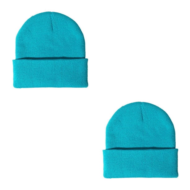 Qarigey Beanie Hat Gorros de punto Skullcap Thermal para deportes al aire libre Azul cielo Cielo azul 2Conjunto