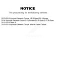 thumbnail image 2 of SIM Rear Semi-Metallic Disc Brake Pads SIM-1428 for Car Hyundai Genesis Coupe Tesla S, 2 of 8