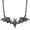 bat, variant on Rib Cage Necklace for Women 925 Sterling Silver Skull Pendant Necklace Gothic Jewelry Gift for Goth Lovers