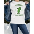 thumbnail image 3 of Pickle University Sweatshirt Women's -SmartPrintsInk Designs, 3 of 4