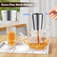 thumbnail image 2 of baomifa-Tea Infuser for Loose Leaf Tea,18/8 Stainless Steel Tea Infuser with Heat Proof Silicone Handles,Extra Fine Mesh Tea Strainers Filter Fine Tea Leaves Effectively,Fits TeaPots/Mugs -Blue, 2 of 4