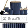 thumbnail image 3 of Set de accesorios de baño Clara Clark Navy Blue 20 piezas, 3 of 8
