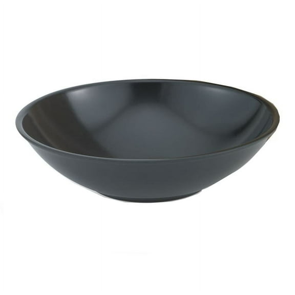 Vollrath 52867 14 oz. Black Melamine Round Serving Bowl