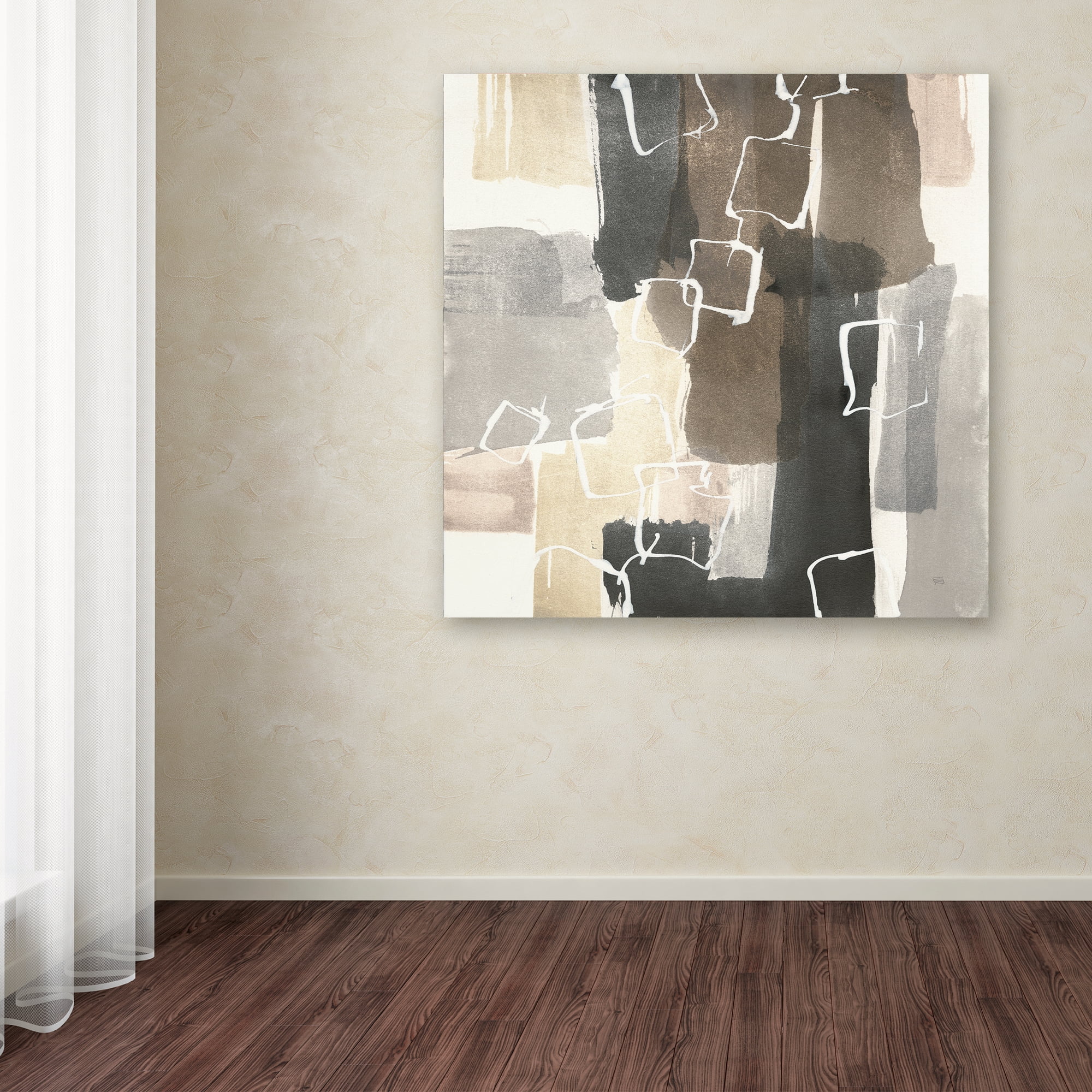 Trademark Fine Art 'Dancing Squares II' Canvas Art by Chris Paschke