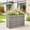 gray, variant on Outsunny Tall Rectangular Planter Box with Removable Liner, Drainage Holes, PE Wicker Large Planter for Indoor Outdoor Plants, Flowers, Black