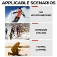 thumbnail image 4 of Lot de 2 Cache-Cou Masque de Ski Hommes Femmes Cyclisme Chasse Temps Froid Couvrant Bleu, 4 of 7