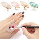 thumbnail image 4 of Paleta de colores acrílicos para decoración de uñas de moda con anillo para el dedo, herramienta para mezclar esmalte en crema, 4 of 9