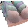 thumbnail image 3 of Iheyi Pack of 6 Pieces Women's Wired Basic Plain Light to Regular Padding Everyday Bras (36B), 3 of 4