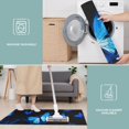 thumbnail image 6 of Black Blue Butterfly Pattern Kitchen Rugs Sets Of 3,Kitchen Runner Rugs Non Skid Washable,Decorative Kitchen Floor Mats for Kitchen,Sink,Laundry,17"x30"+ 17"x47" + 17"x59", 6 of 6