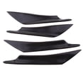 thumbnail image 4 of 4 piezas negro Universal coche parachoques delantero labio divisor cuerpo Spoiler de reacondicionamiento Zulema Spoiler delantero universal, 4 of 8