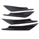 thumbnail image 4 of 4 piezas negro Universal coche parachoques delantero labio divisor cuerpo Spoiler de reacondicionamiento Zulema Spoiler delantero universal, 4 of 8