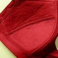 thumbnail image 5 of Bras for Women Front Buckle Without Steel Ring Printed Cotton Oversized Tank Top Bra Red 50/115, 5 of 5