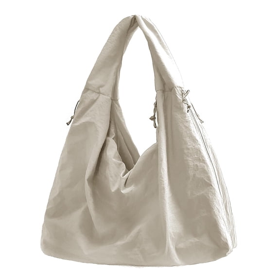 Large Nylon Hobo Bag Women Crescent Shoulder Bag Vintage Tote Bag Casual Shopper Handbag for Women