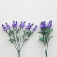 thumbnail image 4 of 1 Bunch of Light Purple Lavender Clearance! Artificial Lavender Flower for Bouquets Wedding Home 10 Heads, 4 of 5
