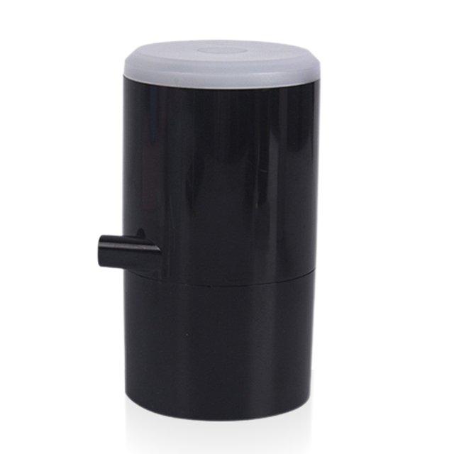 Yuarrent Bomba de aire eléctrica ABS, 5V, 4500K, funciona con batería, luz nocturna, banco de energía, senderismo, neumático de coche, carpas Negro