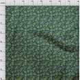 thumbnail image 4 of oneOone Velvet Dark Green Fabric Floral Craft Projects Decor Fabric Printed By The Yard 58 Inch Wide, 4 of 5