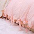 thumbnail image 6 of REGALWOVEN 3Pcs Microfiber Duvet Cover Sets Bed Strap Quilt Cover Set, Light Pink King, 6 of 6