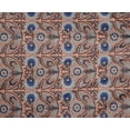 thumbnail image 4 of oneOone Polyester Lycra Fabric Leaves & Floral Block Printed Fabric 1 Yard 56 Inch Wide, 4 of 4