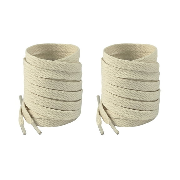 1 Pair Flat Sneakers Shoelaces 8mm Wide Multicolor Polyester Shoe Laces for Athletic Running Casual Shoes Boot Strings