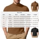 thumbnail image 2 of Blusa y camisa de manga corta con cuello alto y semiredondo para hombre, de poliéster, ajustada, de color liso, con base de vellón alemán, cuello alto y manga corta., 2 of 8