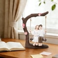 thumbnail image 3 of MOAMUN Romantic Couples Swing Statue, Loving Together Sculpture, Valentine's Day Gift for Couple Wife Women Her, 3 of 7