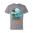 thumbnail image 2 of Wild Bobby, Tarpon Extreme Mens Premium Tri Blend T-Shirt, Premium Heather, Large, 2 of 3