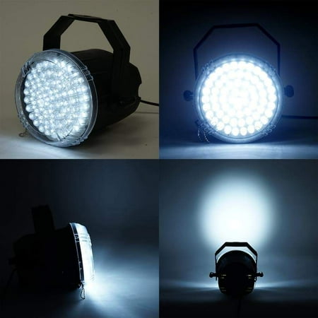 Spotlight Bracket - Efavormart 35 Watt White 62 LED Stage Backdrop Bright Strobe Spotlight With Brackets For Wedding Birthday Party Event Decoration