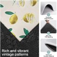 thumbnail image 3 of Yellow Lemon Fruit Slices Beige Pattern Kitchen Rugs Sets Of 3,Kitchen Runner Rugs Non Skid Washable,Decorative Kitchen Floor Mats for Kitchen,Sink,Laundry,17"x30"+ 17"x47" + 17"x59", 3 of 6