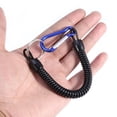 thumbnail image 3 of Boating 5Pcs Fishing Elastic Lanyards Boating Ropes Retention String With Camping Carabiner 3 Colors, 3 of 5