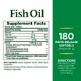 thumbnail image 4 of Nature's Bounty Fish Oil Softgels, 1200Mg, 180 Ct, 2 Pack, 4 of 6