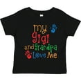 thumbnail image 3 of Inktastic My Gigi and Grandpa Love Me Boys or Girls Toddler T-Shirt, 3 of 5