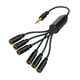 thumbnail image 1 of Cable extensor divisor de auriculares Fácil de usar Sin interferencias Resistente al desgaste 1 a 6, 1 of 9