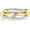 3Rings Gold & Silver, variant on Wrongduck 18K Gold Plated Stackable Rings for Women, Silver and Gold Mixed Metal CZ Ring Set, Dainty Non-Tarnish Linked Bands for Engagement, Wedding, Birthday, Gifts