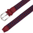 thumbnail image 4 of Braided Canvas Woven Elastic Stretch Belts for Men/Women/Junior with Multicolored, 4 of 6
