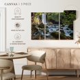 thumbnail image 5 of Elephant Stock Banias Waterfalls Wall Art - Horizontal Multi Panel Canvas - Living Room Wall Decor - Nature Multi Panel - White And Green Decor - 50" x 32", 5 of 8