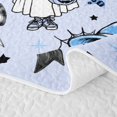 thumbnail image 5 of Manfei Halloween Ghost Print Quilt Full,Colorful Fall Leaf Pattern Full Bedspread Sets,3-Piece,1 Coverlet and 2 Pillowcases, 5 of 7