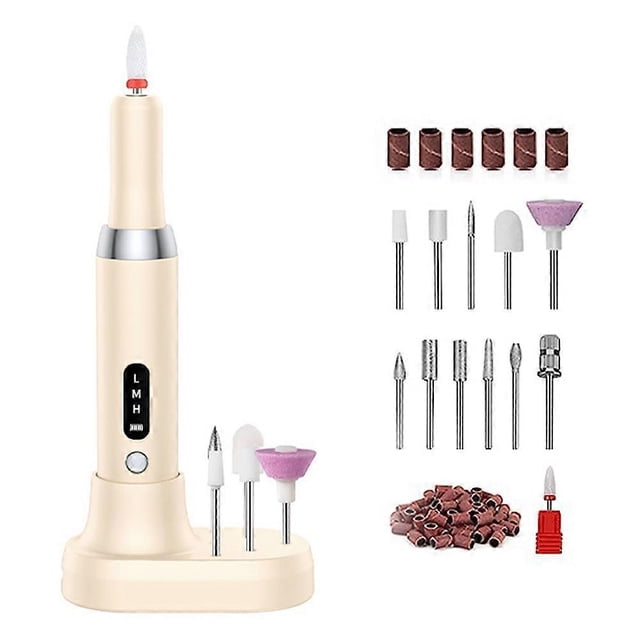 K16 Nail Drill Machine Portable Electric Nail File Set Manicure Pedicure Polishing Gel Removal Tool
