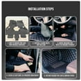 thumbnail image 7 of For Honda All Models Waterproof Custom Car Floor Mats Front & Rear Carpet Liner, 7 of 7
