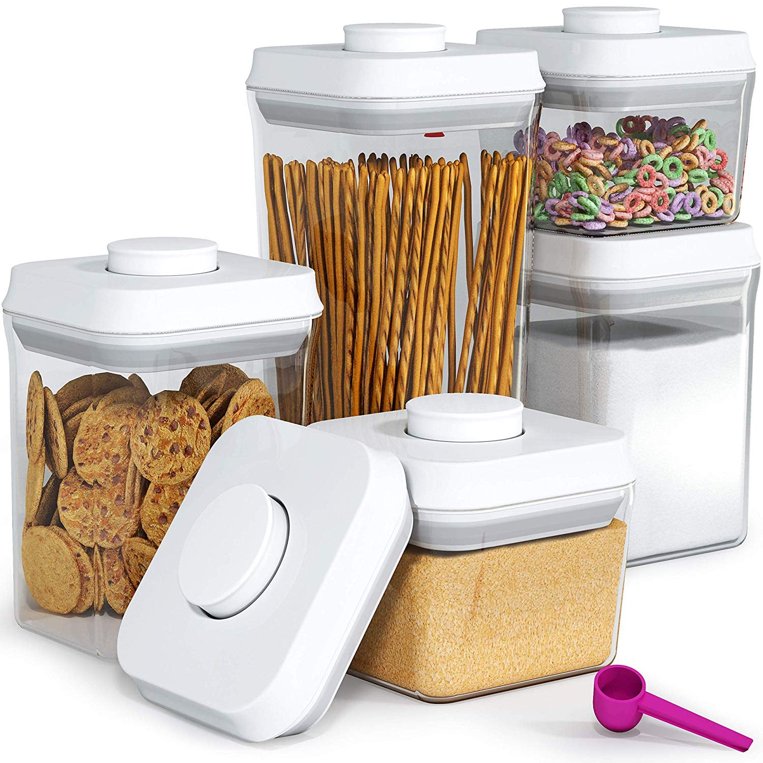 Pop Lock 5pc Airtight Food Storage Container Set