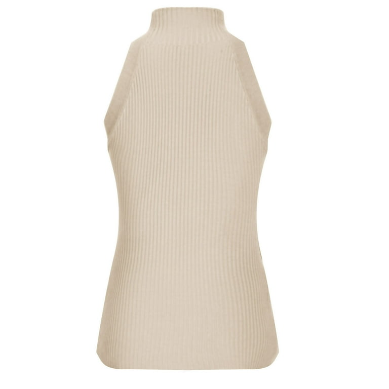 Sexy Halter High Sleeveless Sweater Sexy Halter High Sleeveless Sweater