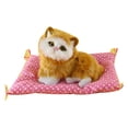 thumbnail image 1 of Simulation Cute Cat Kitten Sound Plush Doll Toy with Sleeping Mat Home Decor, 1 of 11