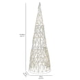 thumbnail image 3 of Hi-Line Gift Ltd 37522-S Twinkling 480 LED Christmas Cone Tree with Warm White & Cold White Lights, 3 of 9